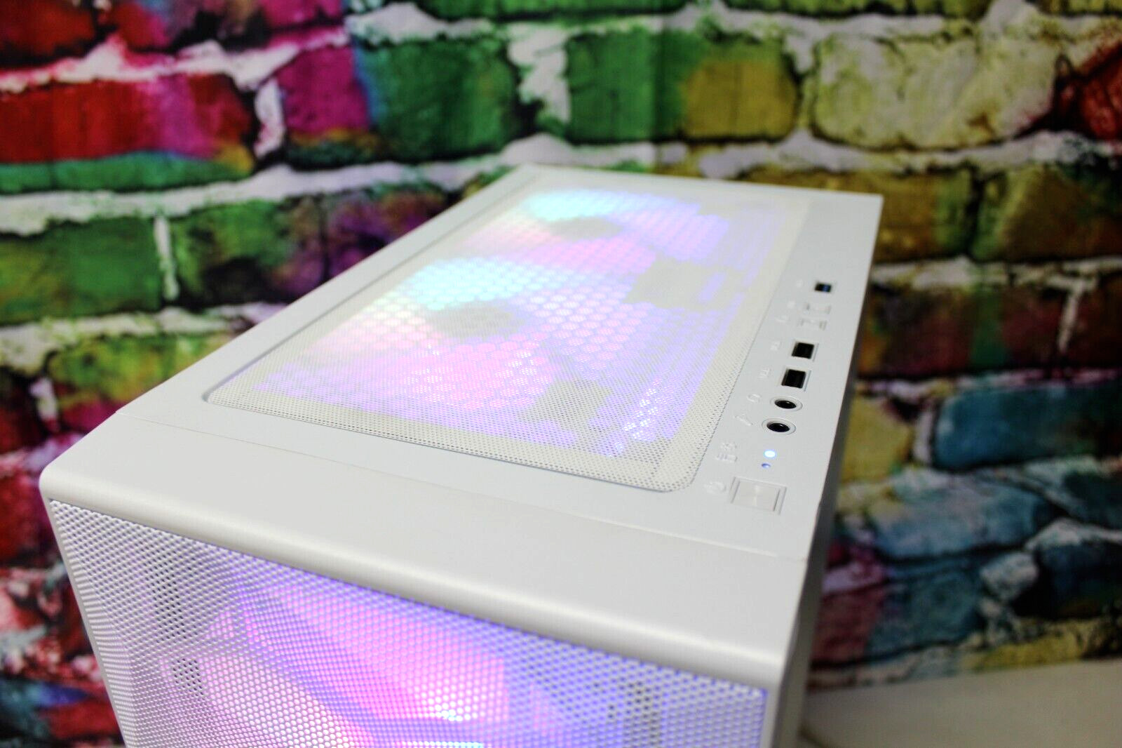 Custom LED Gaming Desktop PC Intel Core i7 3.40 Quad 16 GB SSD Nvidia 1660 Super
