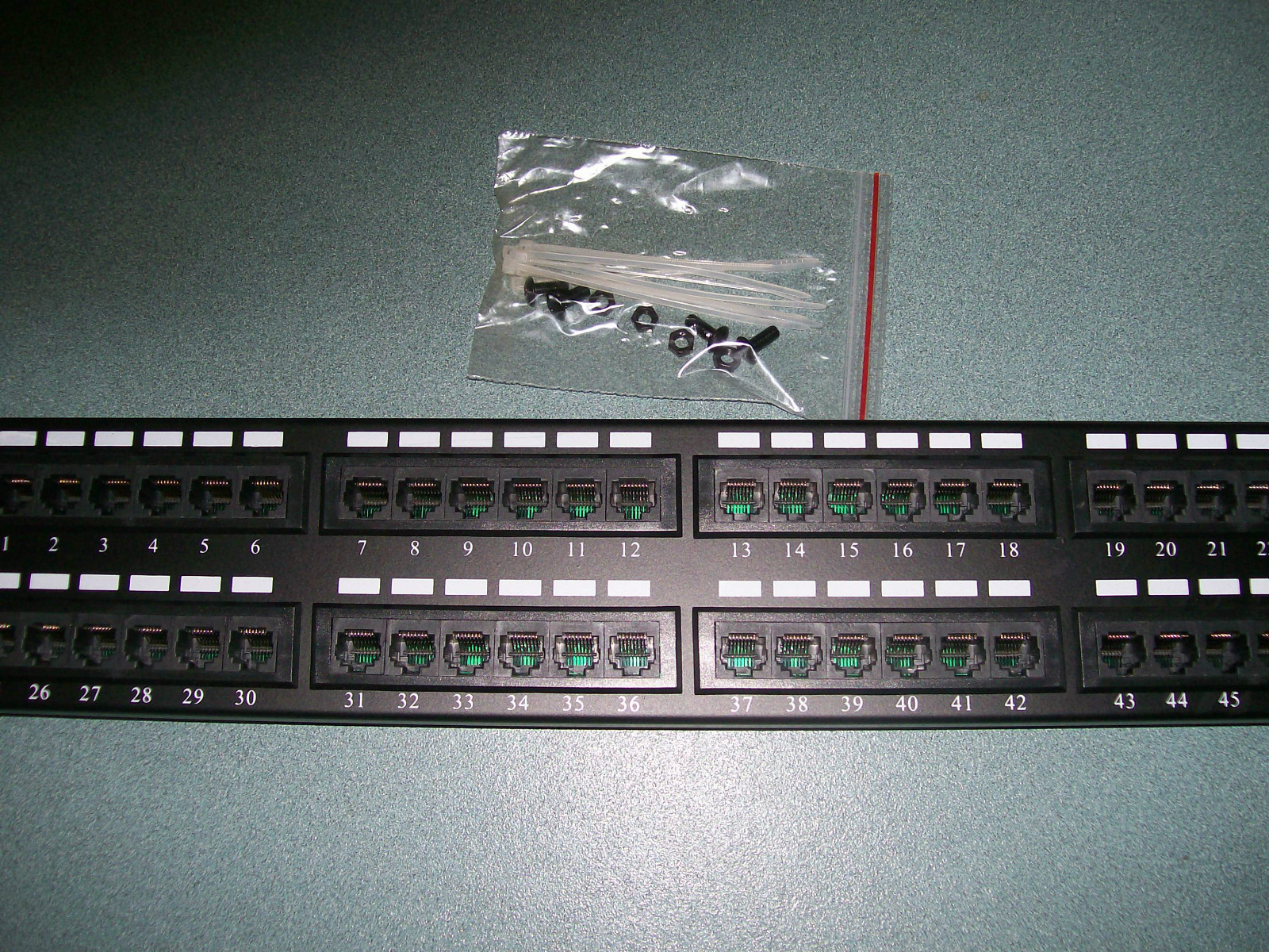 Tuff Jacks Cat5e 48 Port Patch Panel 19″ Rack Mount FREE Same Day Shipping