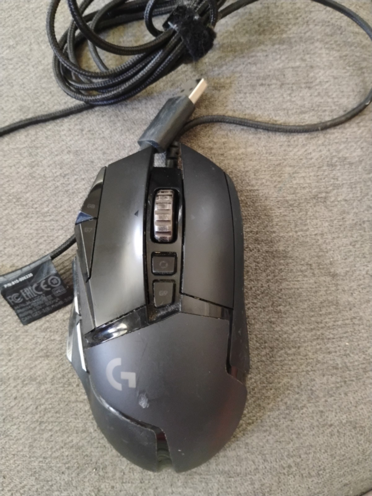 Logitech G502 HERO Wired USB Gaming Mouse Black