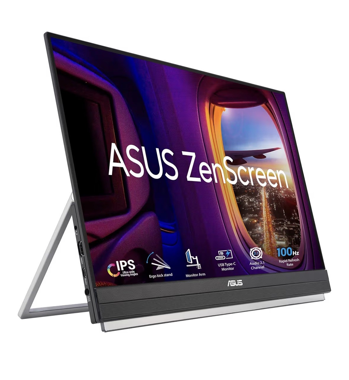ASUS ZenScreen MB229CF 22″ 1920 x 1080 Full HD 1080p 100 Hz IPS portable Monitor