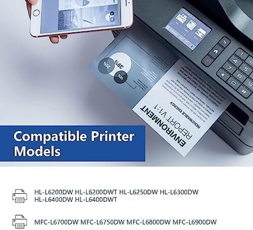 2PK TN850 TN880 Toner Cartridge for Brother DCP-L5600DN HL-L5200DWT MFC-L5800DW
