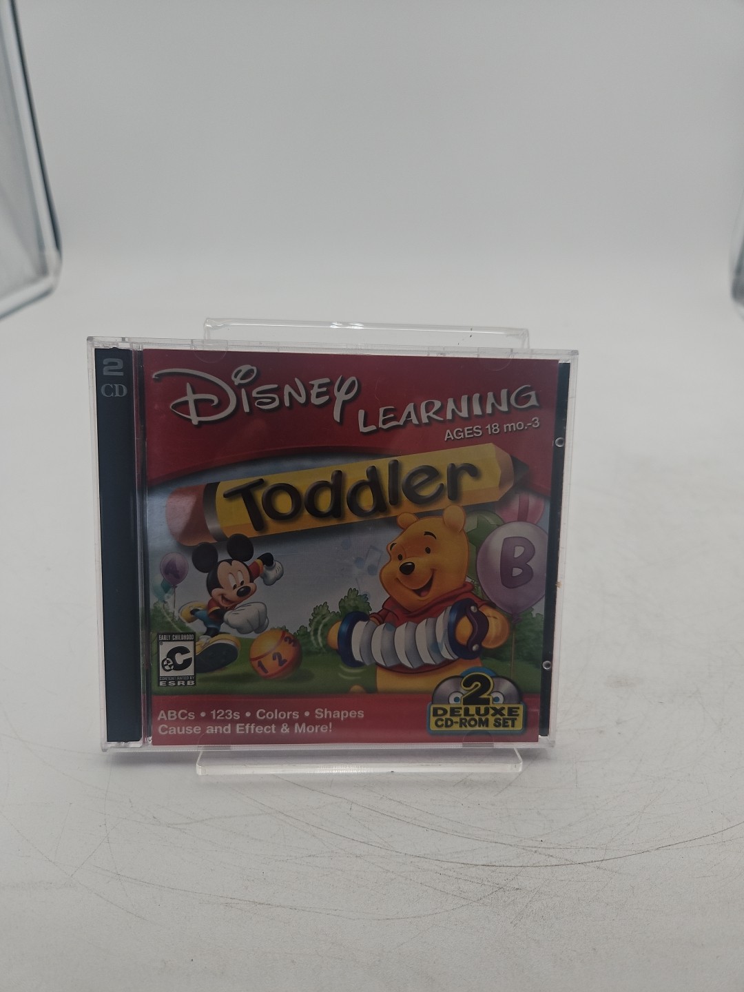 Disney Learning Toddler Mickey Mouse Winnie The Pooh 2 Disc Set PC Tested Works