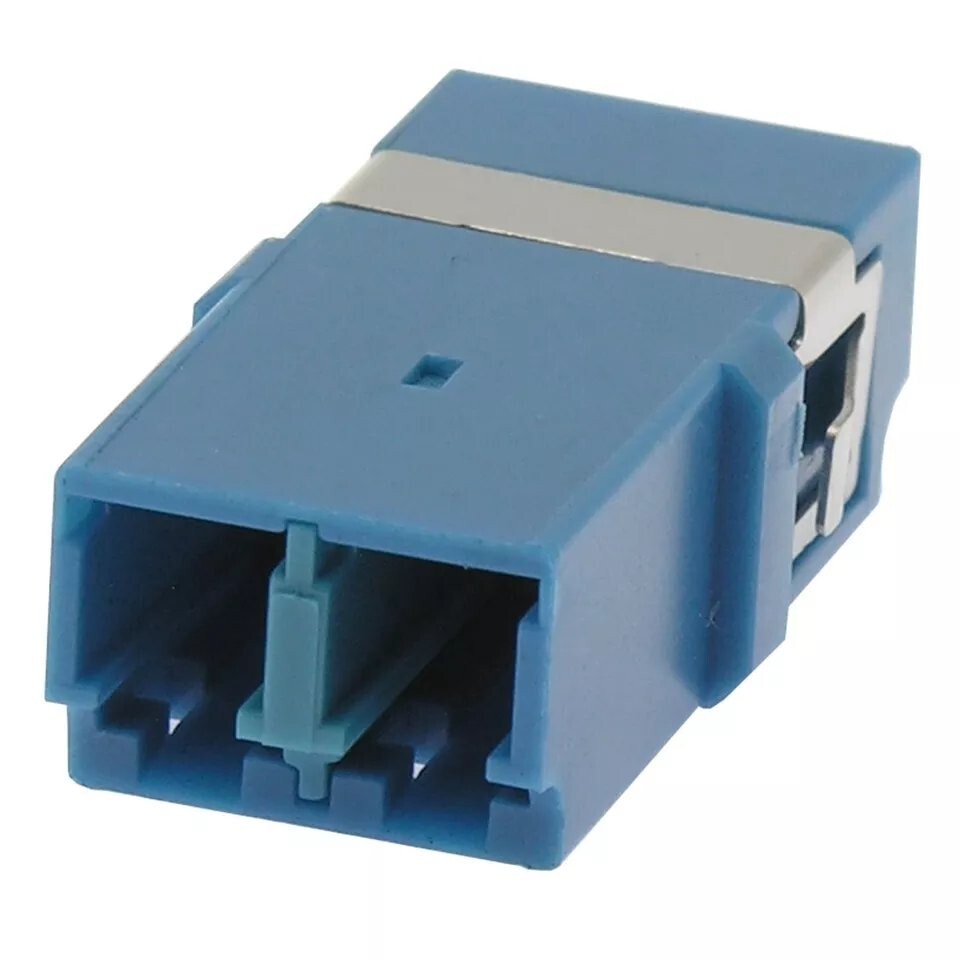 8 PCS LC to LC UPC Duplex Singlemode Fiber Optic Adapter Coupler Connector Blue