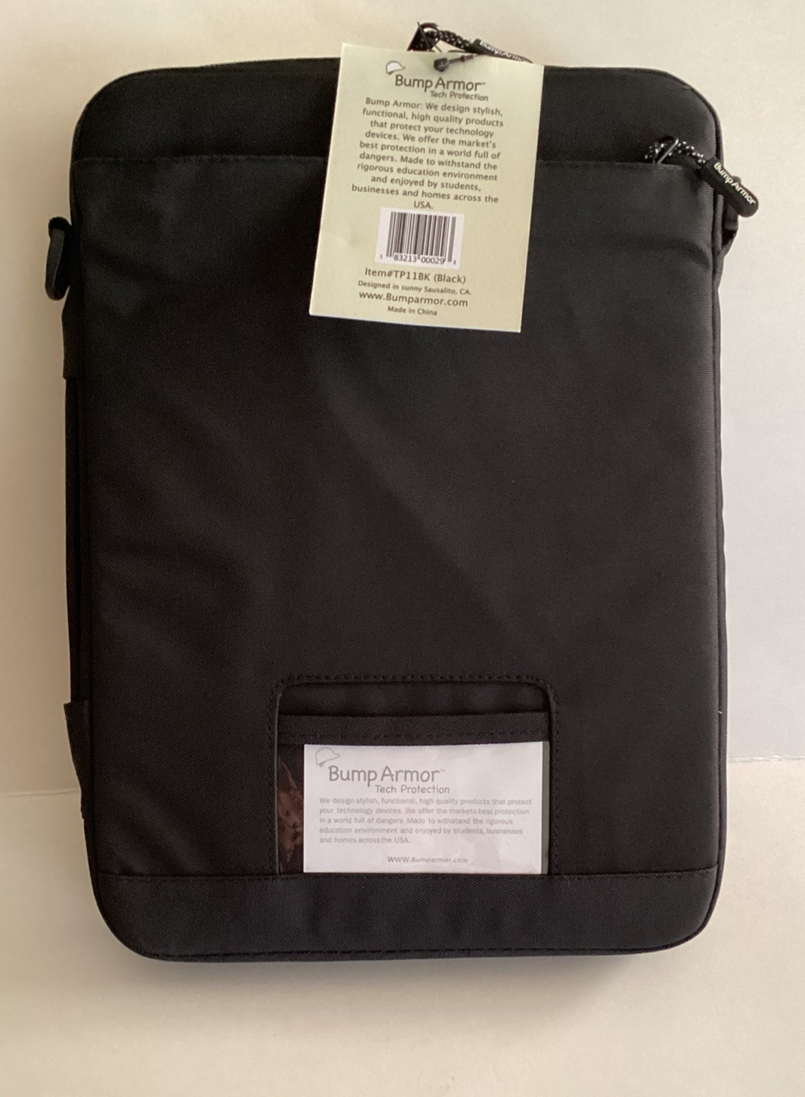 Bump Armor Tech Protection Black Carrying Case Laptop Tablet Chromebook 9”x 13”