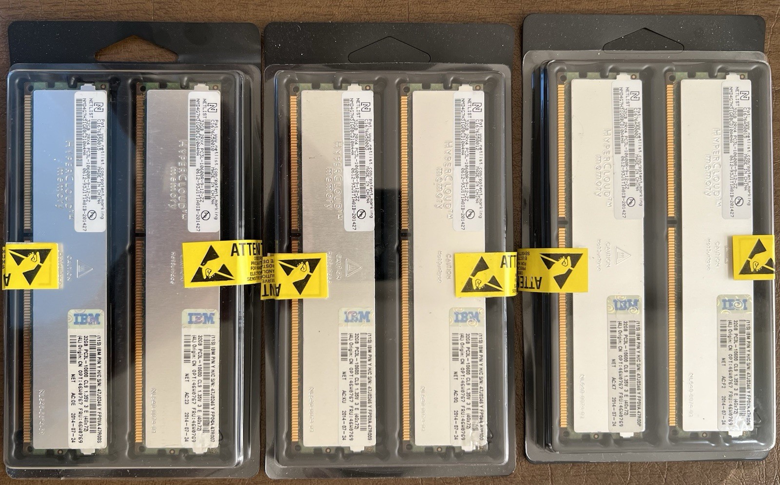 Netlist HyperCloud 192GB (6x 32GB) 2RX4 PC3L-10600R-9-12-ZZ – IBM 46W0769