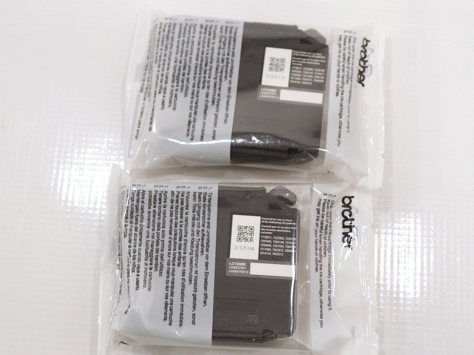 Brother LC103BKXL 2-Pack Black Ink Cartridge 5/2028