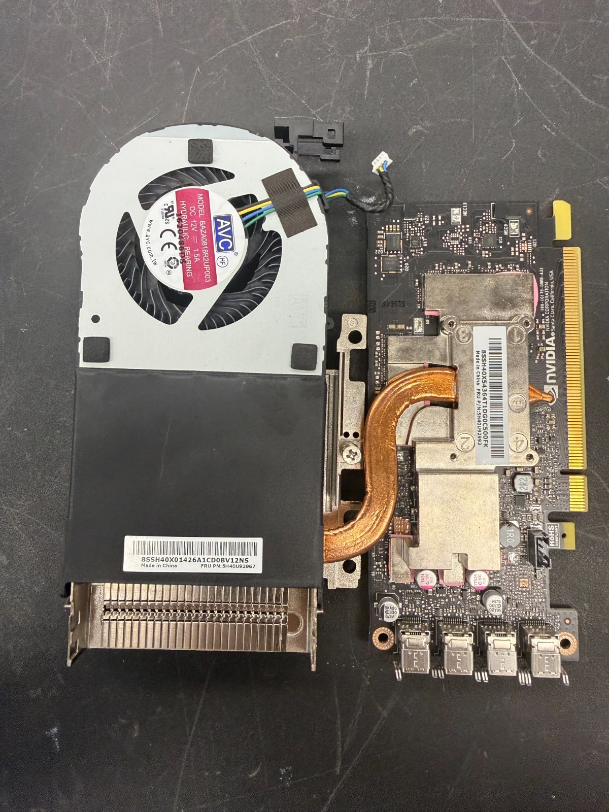 Lenovo NVIDIA Quadro P1000 4GB P340 P350 P360 Tiny 5H40U92993 4xMiniDP