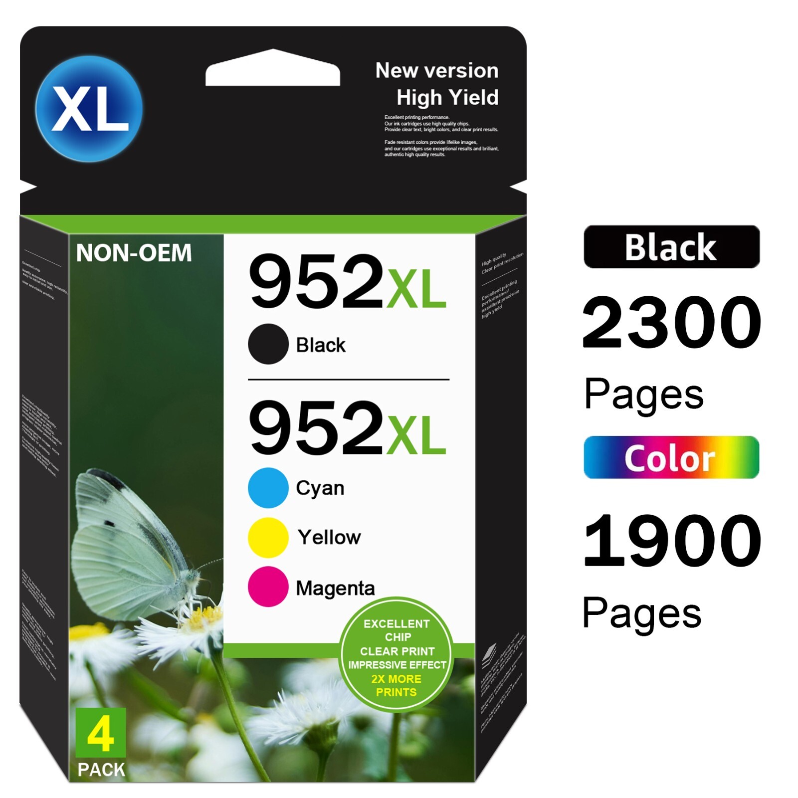 952XL 952 XL Ink Cartridges For HP OfficeJet Pro8710 7740 8720 8715 8703