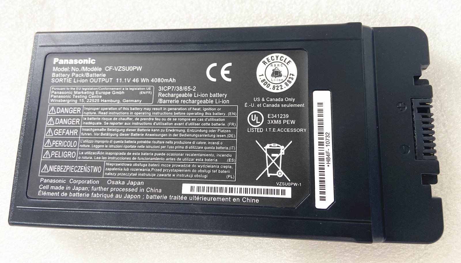 Genuine CF-VZSU48 Battery Panasonic Toughbook CF19 CF-19 MK5 MK6 MK7 MK8 Series