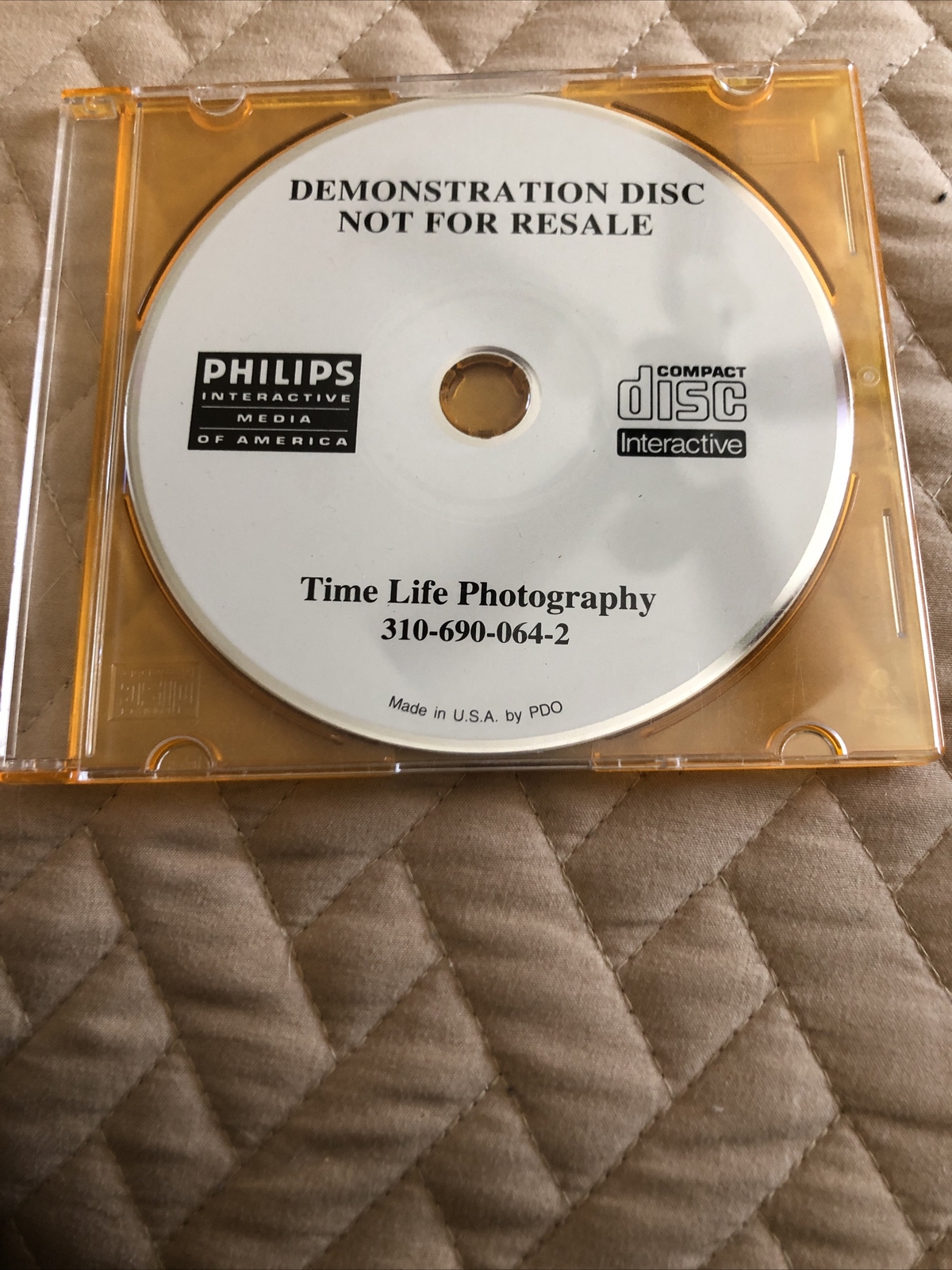 Time Life 35mm Photography for Philips CD-I Very Rare Good