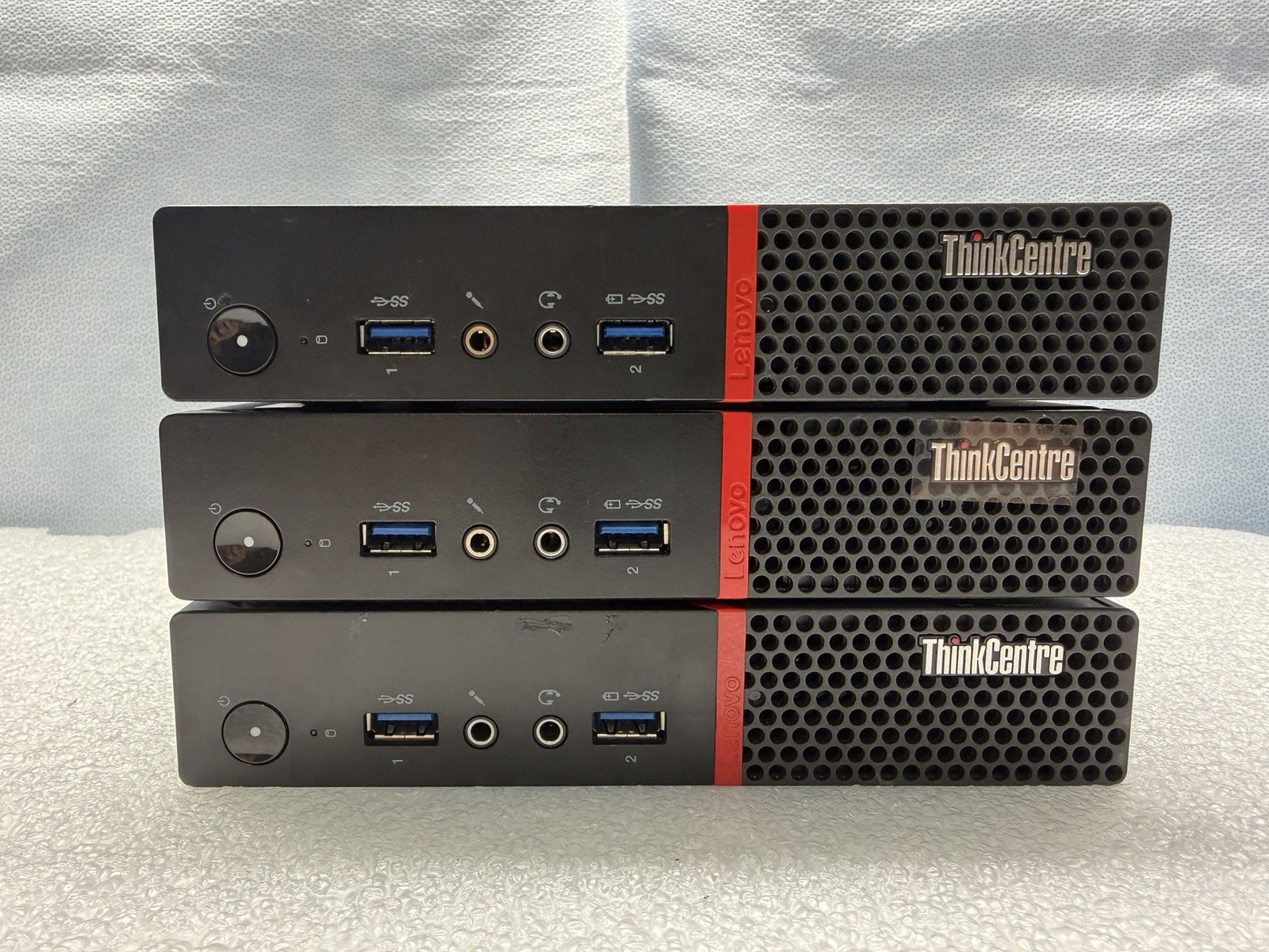 LOT OF 3 X Lenovo ThinkCentre M900X Micro Intel i5-6500 8GB RAM NO OS / NO HD