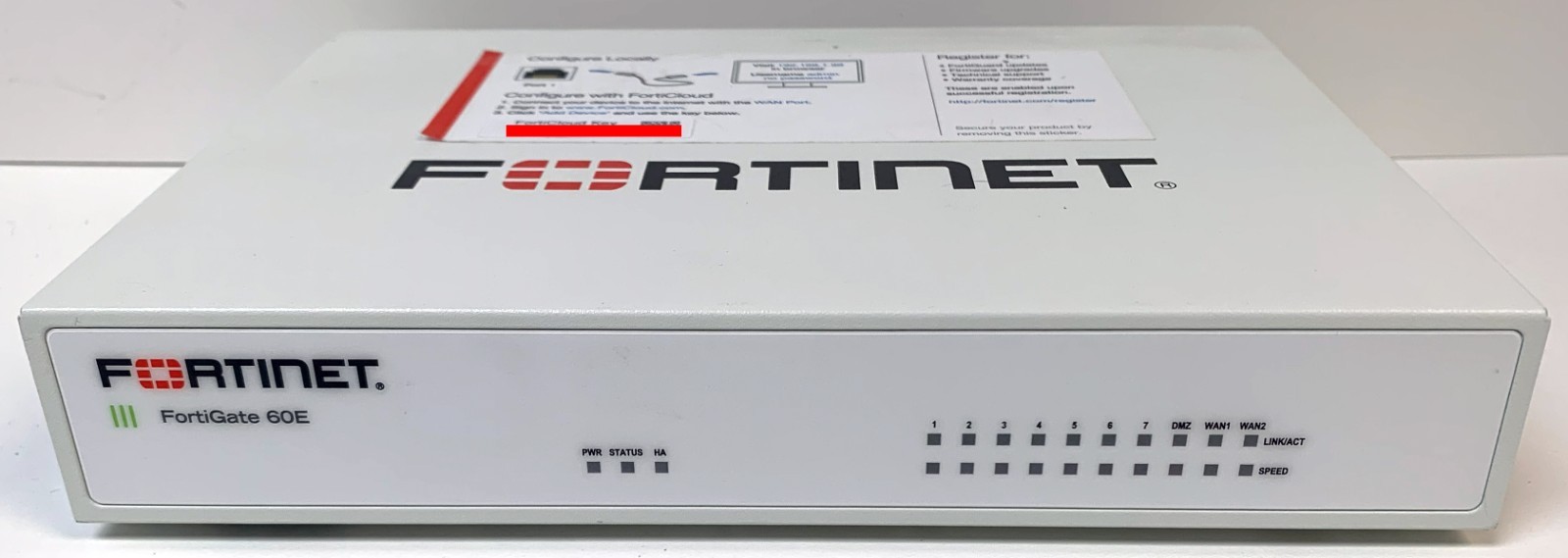 Fortinet FortiGate 60E FG-60E Firewall FortiOS 6.4.8 Tested w/ OEM AC Adapter