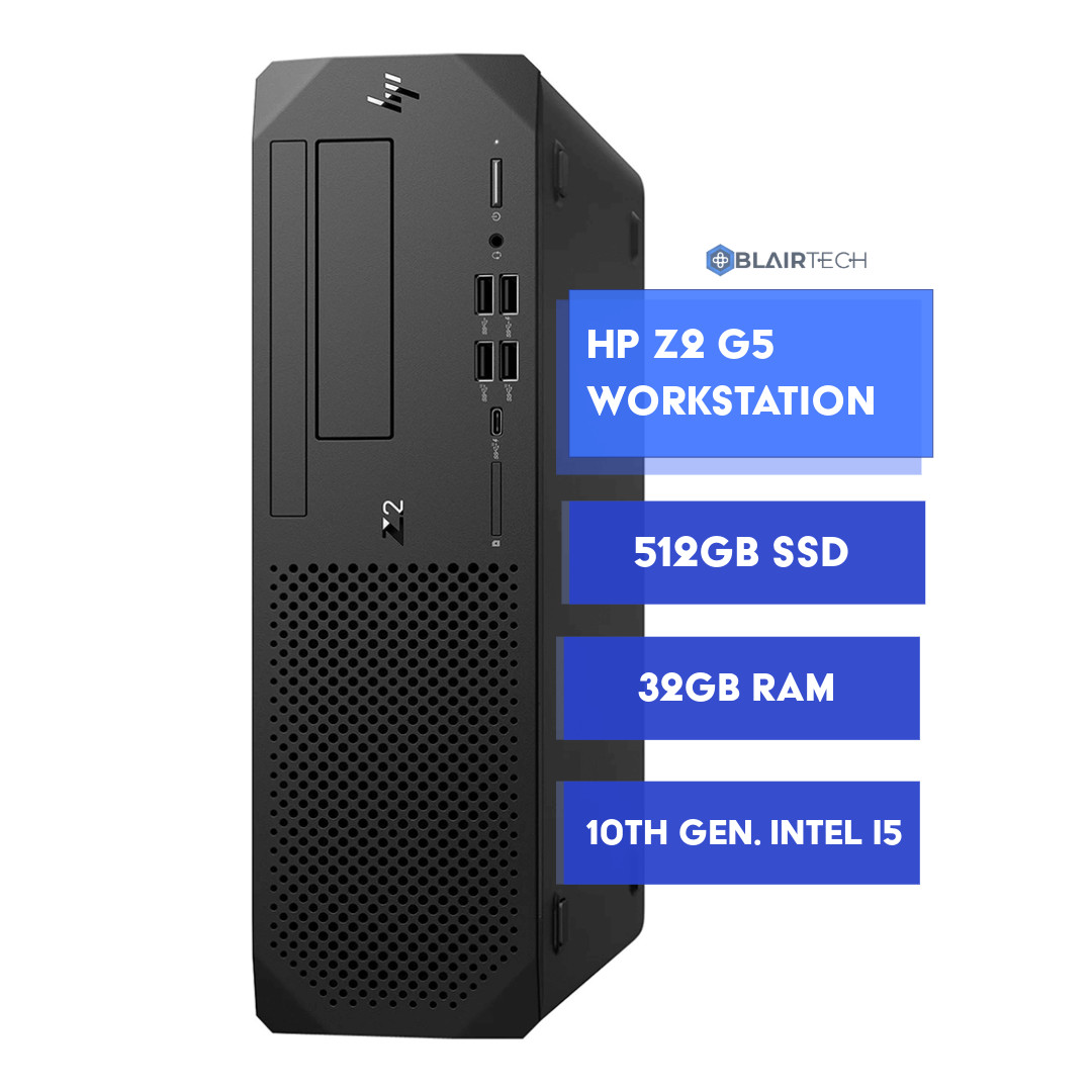 HP Z Series Workstation PC – Intel i5 10th Gen 32GB RAM 512GB SSD Windows 11 Pro