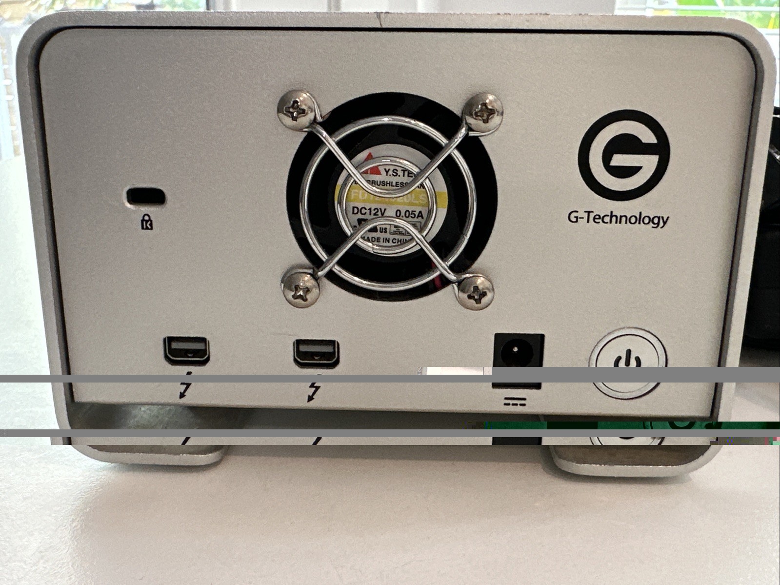 G-Technology G-RAID with dual Thunderbolt 8TB External Drive Silver RAID 0G02272