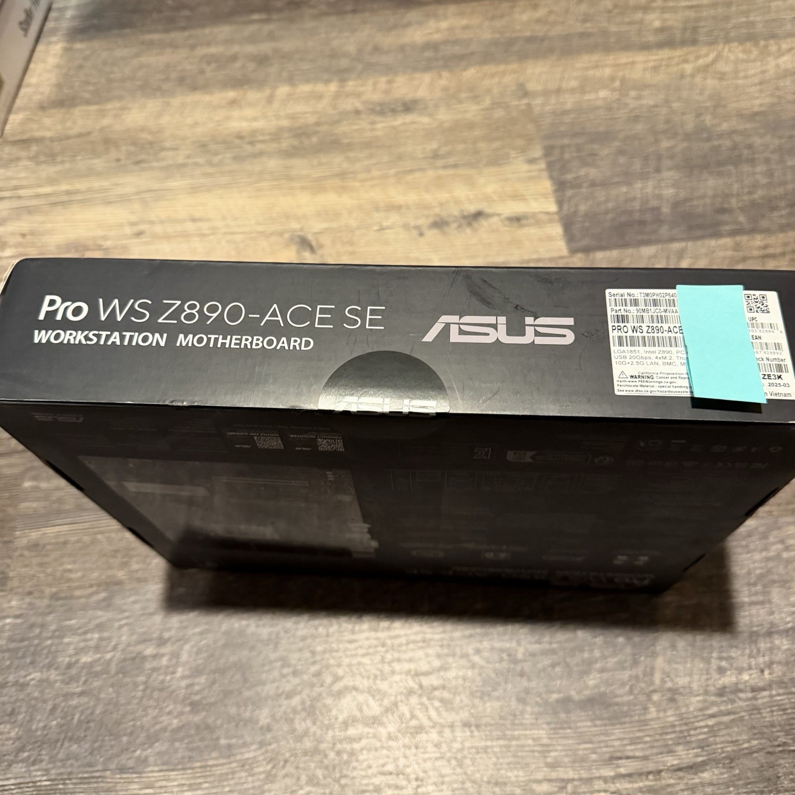 ASUS Pro WS Z890-ACE SE Z890 LGA 1851 ATX Motherboard Intel Core Ultra AI Work
