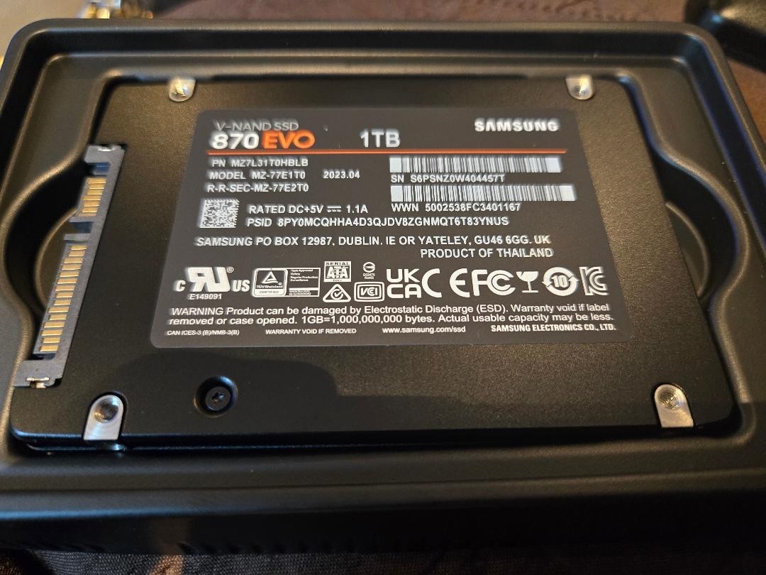 Samsung 870 EVO SATA III 2.5″ SSD 1TB Internal SSHD New NO RETURNS