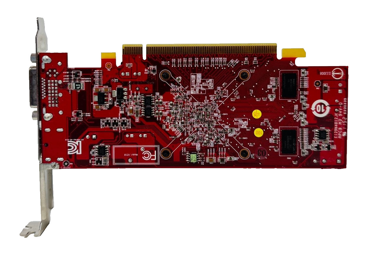 AMD V218 Radeon 512MB GDDR3 PCIe x16 DVI DP GPU Video Graphics Card, TESTED