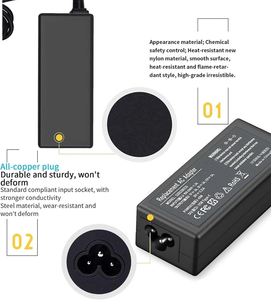 45 Watt USB C Chromebook Charger