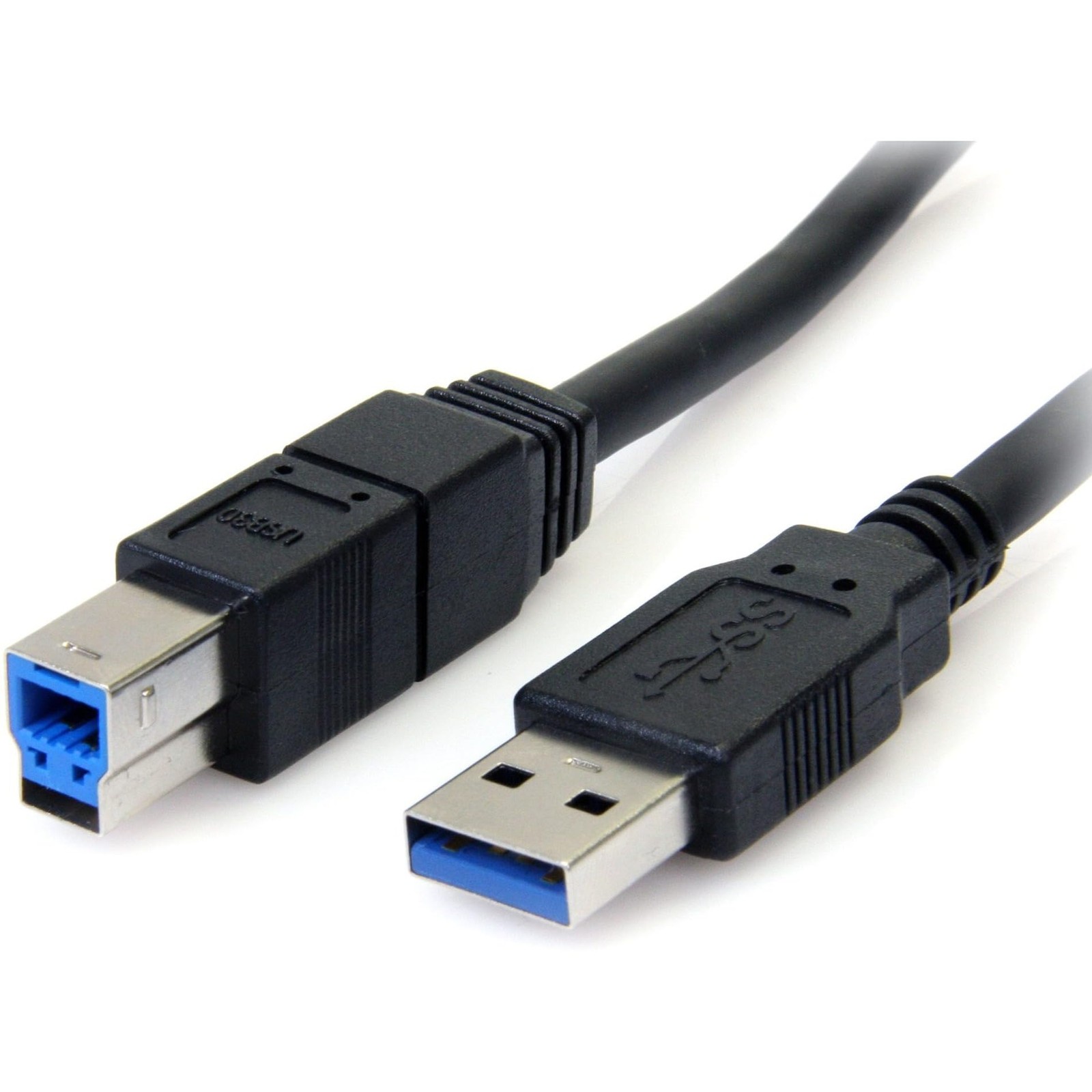 StarTech.com 6 ft / 2m Black SuperSpeed USB 3.0 Cable A to B 6 / 2m,
