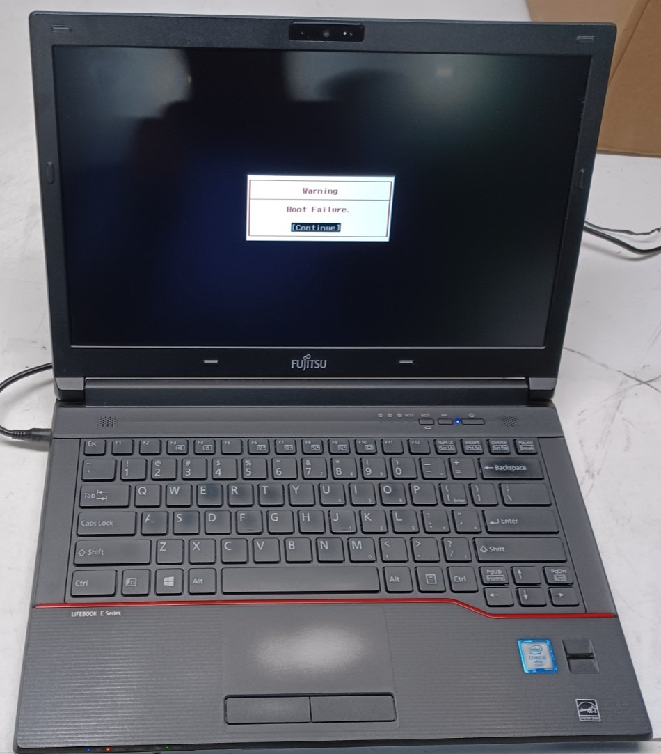 Fujitsu Lifebook E546 14″ Laptop FOR PARTS OR REPAIR No Boot Broken Core i5