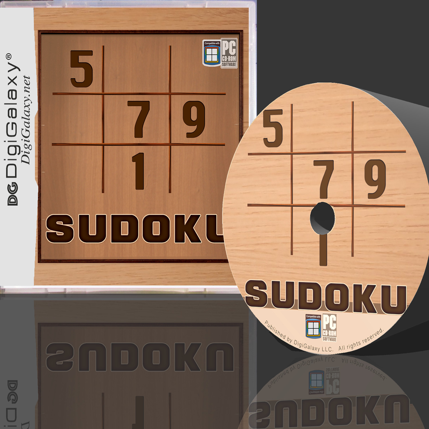 Sudoku Puzzles (Windows or Mac compatible)