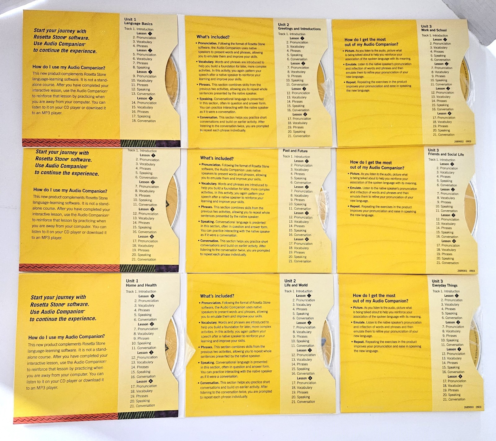 Rosetta Stone Korean Levels 1-3 Box Set Complete Course CD