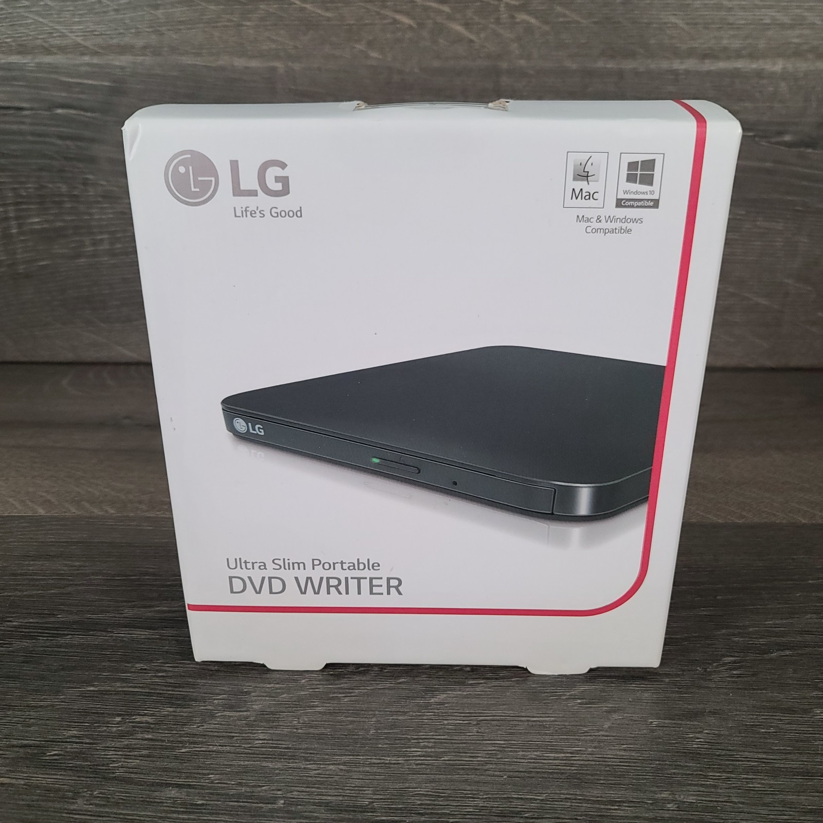 LG Ultra Slim Portable USB 8x External DVD Burner Writer Drive PC Mac Compatible