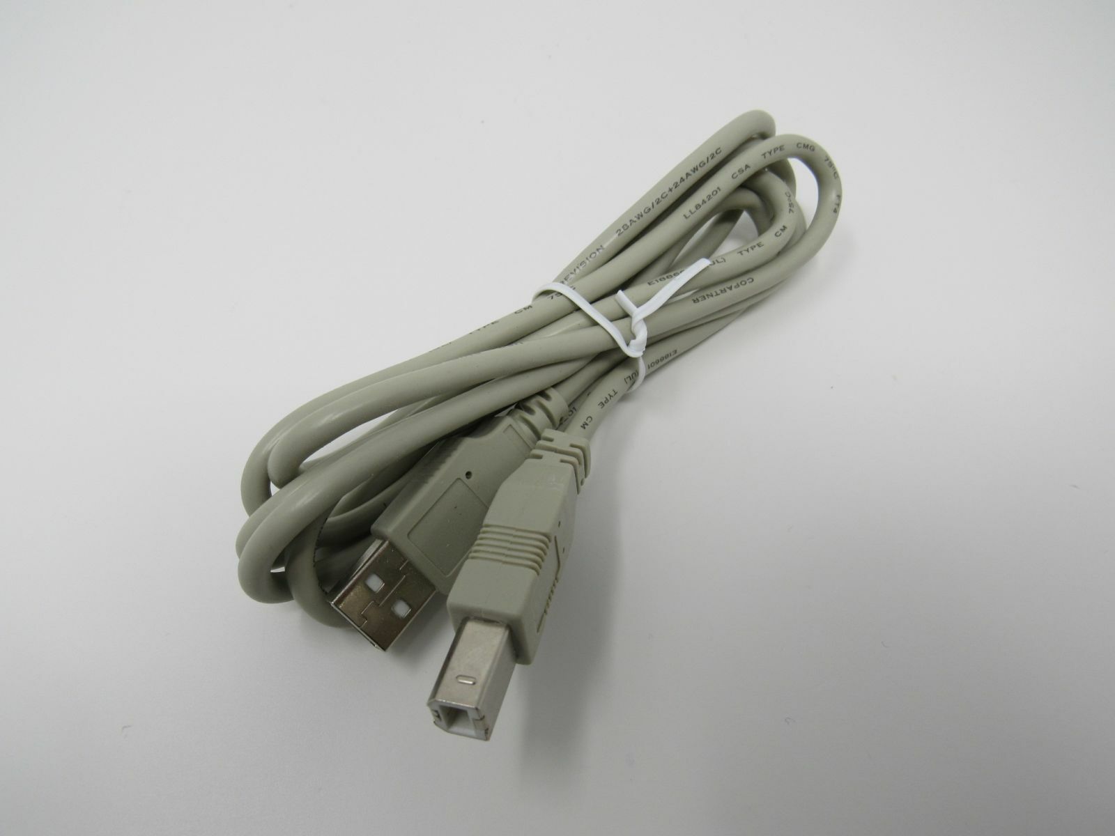 Standard USB A Plug to USB B Plug Cable 55 Inches Male