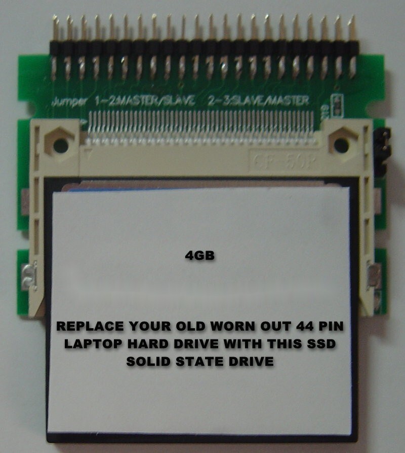 4GB IDE SSD Replace Worn Out DBCA-203240 Hard Drive with 2.5″ 44 PIN CF SSD Card