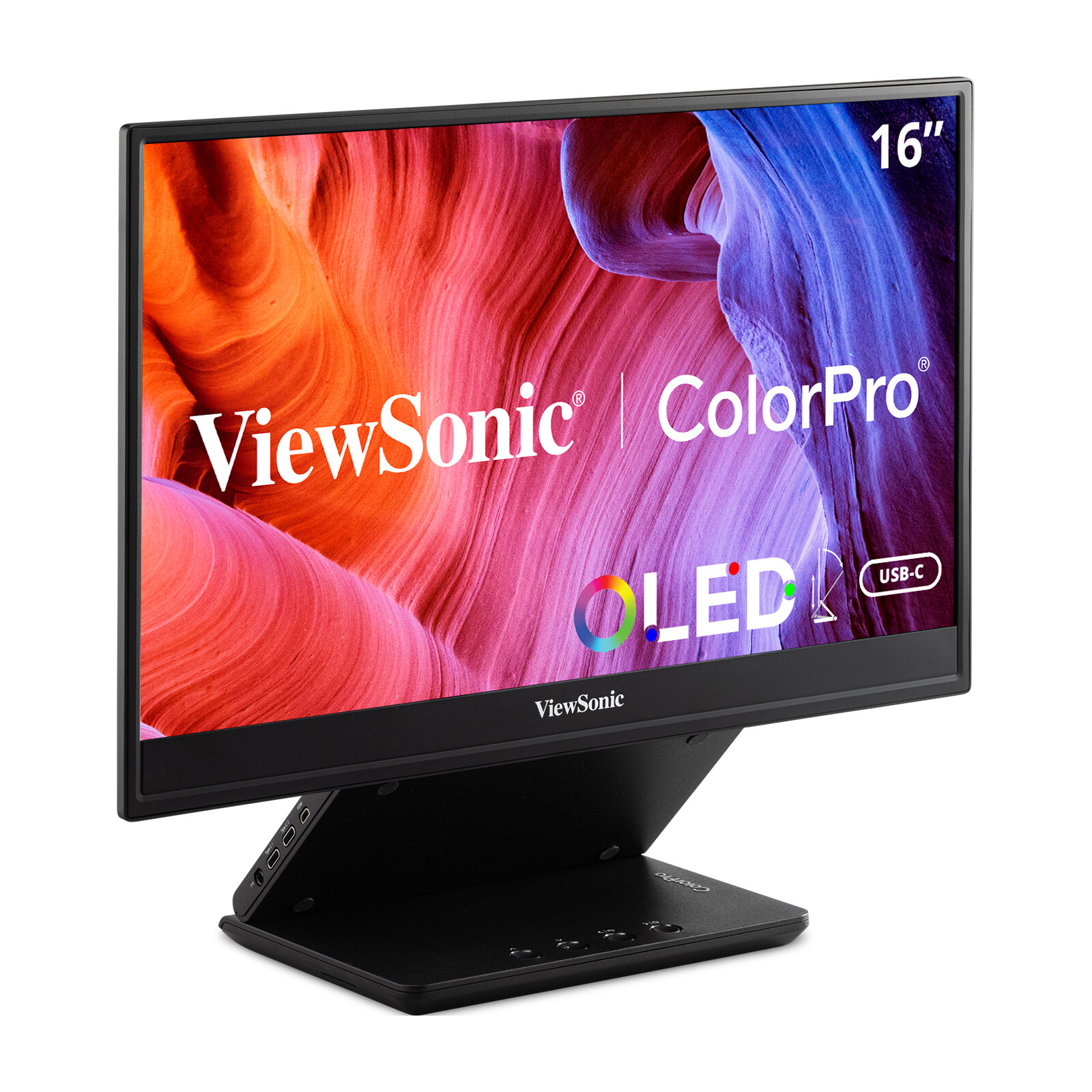 ViewSonic VP16-OLED Ergonomic Stand Portable 15.6″ 1080p OLED Monitor(CR)