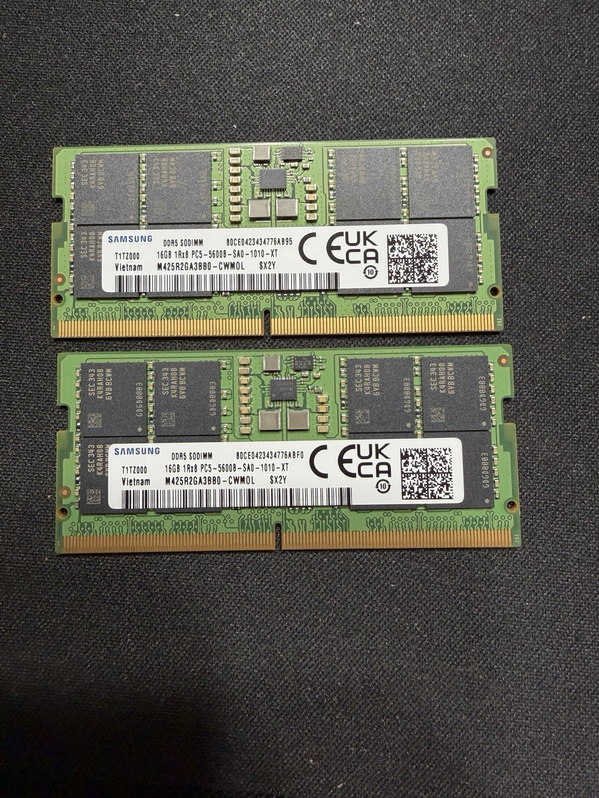 Samsung 16gb DDR5 5600mhz SODIMM – Tested Working