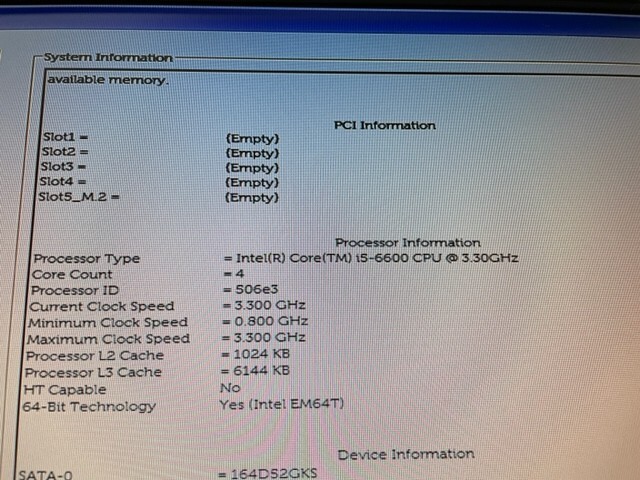 Dell OptiPlex 7040 MT Intel i5-6600 3.30GHz 16GB 500GB DVDRW Linux