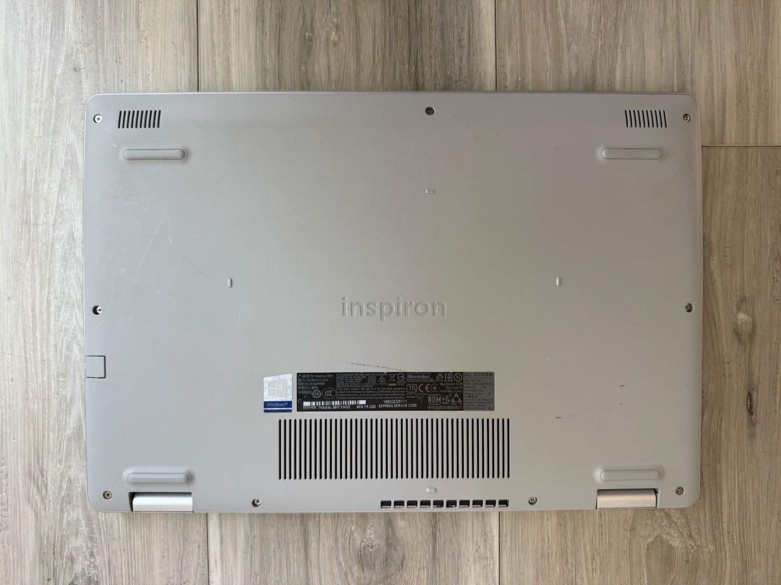 Dell Inspiron 5593 Intel Core i5-1035G1 8gb RAM NO SSD NO OS PARTS/REPAIR