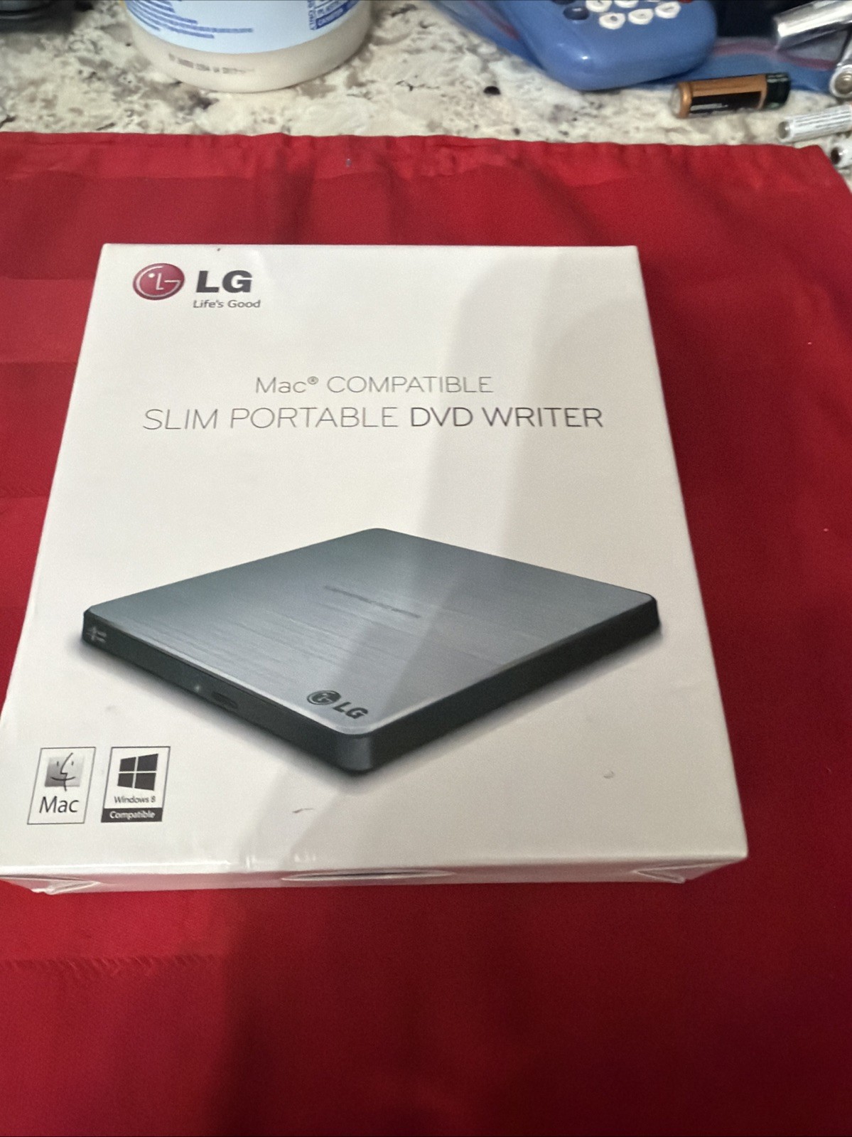 LG Mac Compatible Slim Portable DVD Writer – GP60NS50 – Brand New Sealed