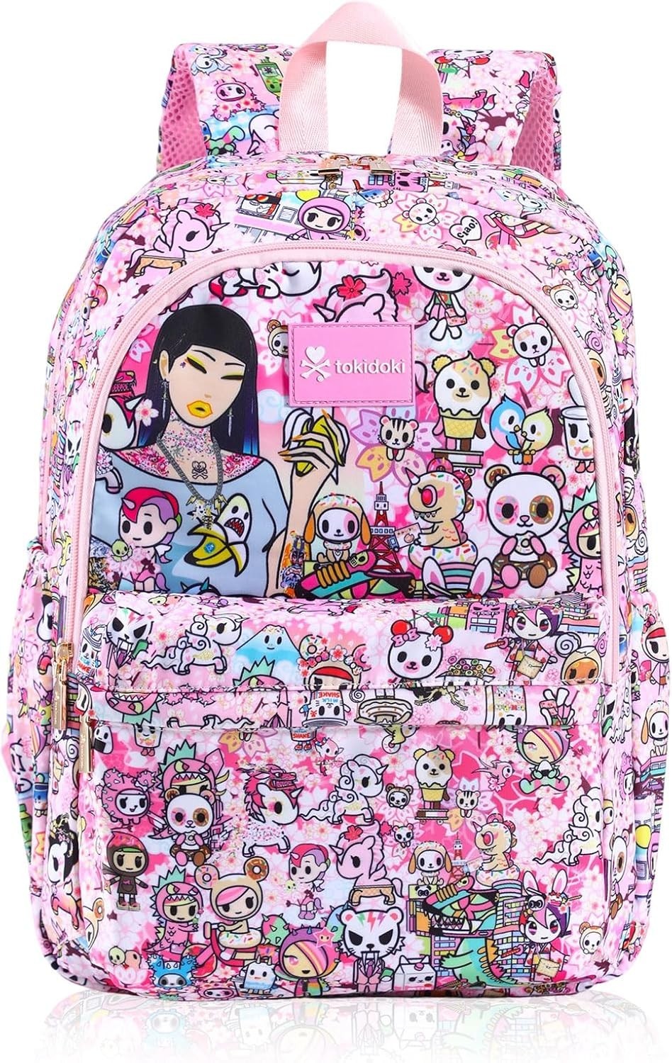 Tokidoki Unicorno Backpack Laptop for Women, Medium, Hanami Picnic