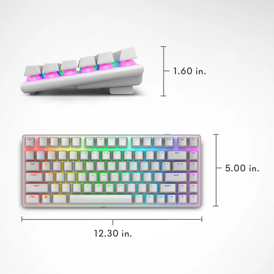 Alienware Pro 75% Wireless Mechanical Gaming Keyboard RGB Back Lighting Lunar