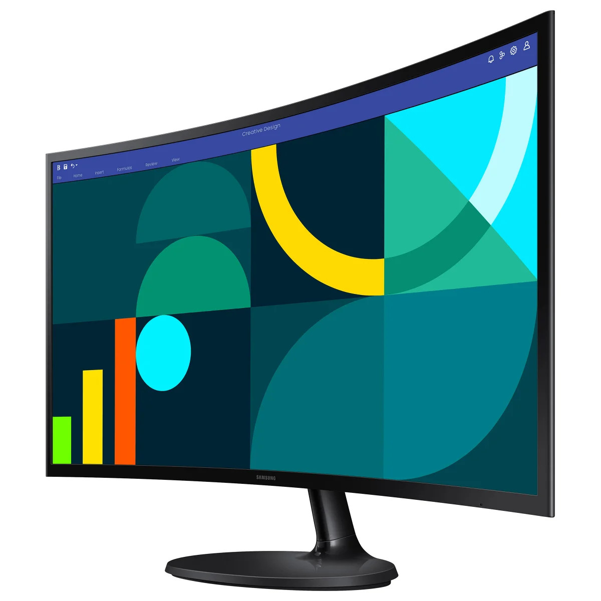 Samsung S36CG Series 27″ 100Hz Curved Monitor 100Hz 4ms Black LS27D36CGANXZA