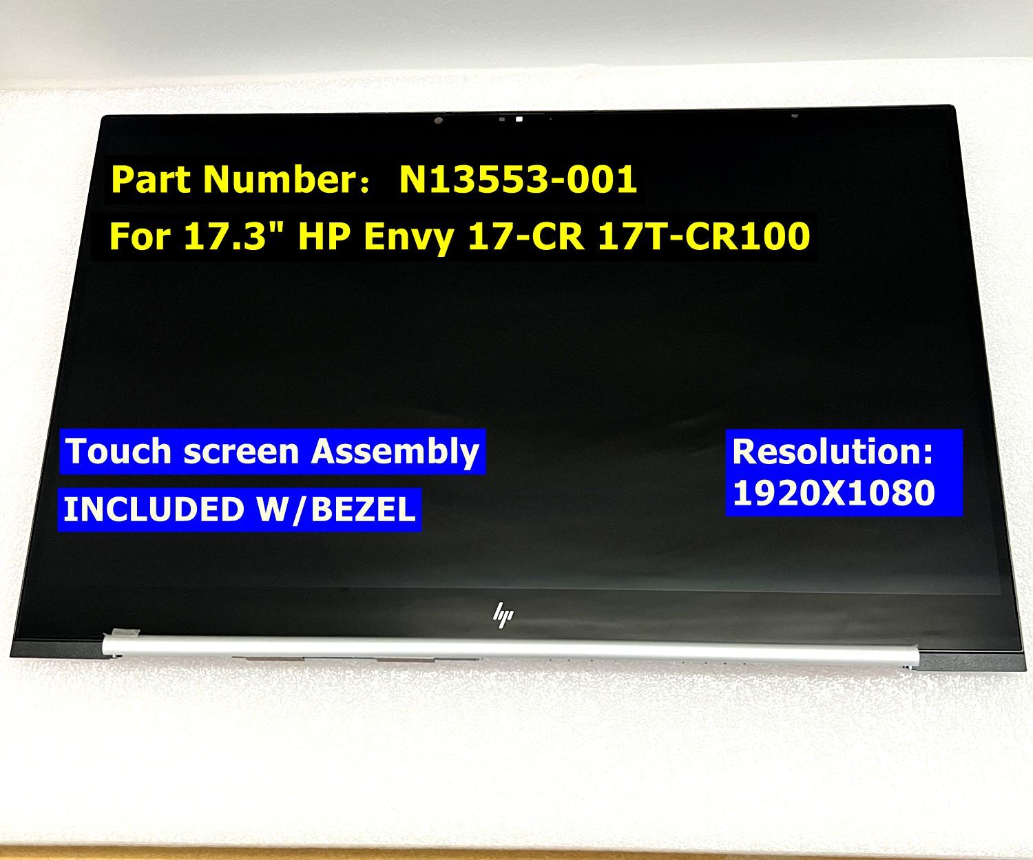 B173HAN04.3 HP Envy 17-CR 17T-CR100 17T-CR0000 LCD Touch Screen IPS N13553-001