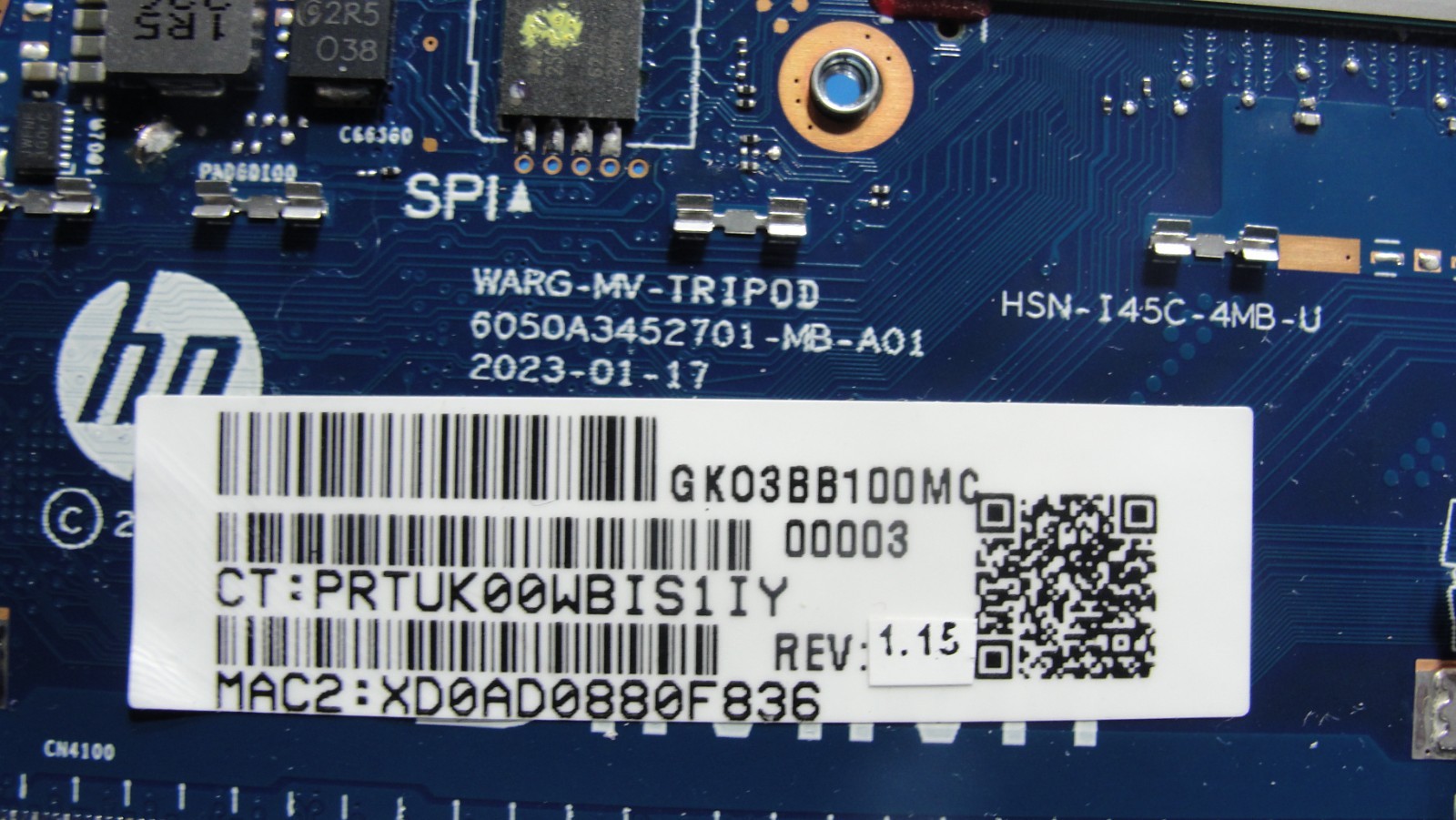 HP EliteBook 840 G10 14″ Intel i7-1370P 1.9GHz Motherboard N43988-601