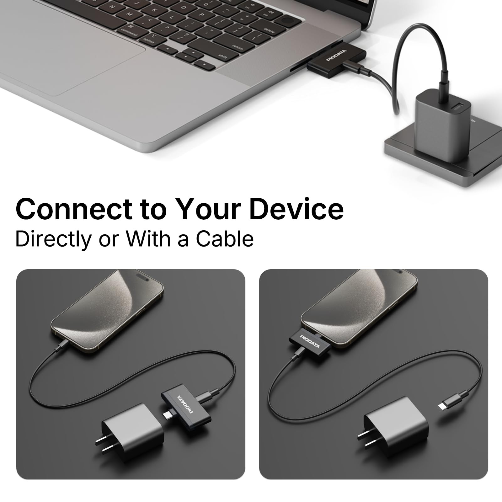 Micro SD Card Reader for iPhone 17/16/15, iPad, Android, Mac, PC, Laptop, USB…