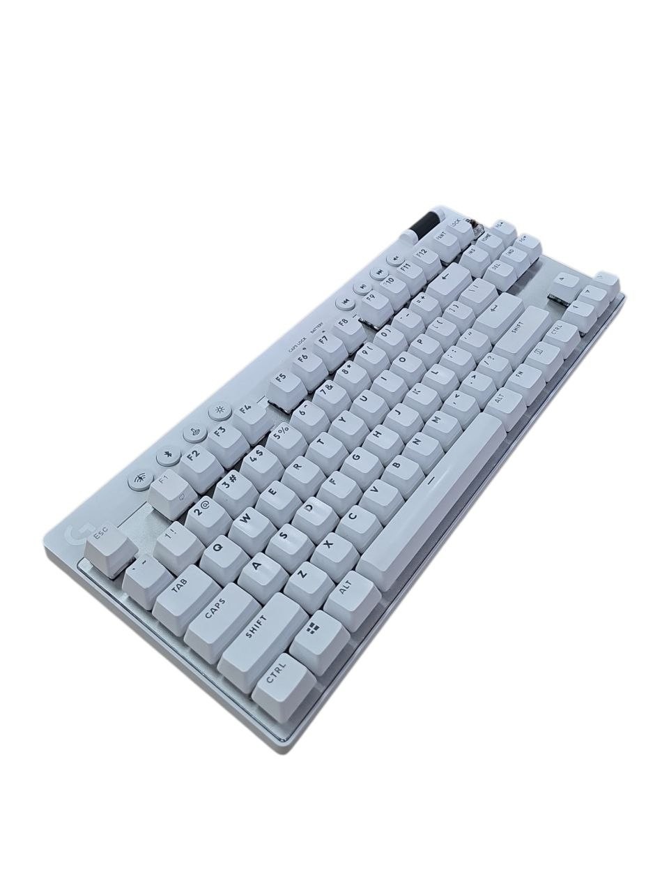 G PRO X TKL LIGHTSPEED Gaming Keyboard-WHITE-US-2.4GHZ/BT-TACTILE 920-012143