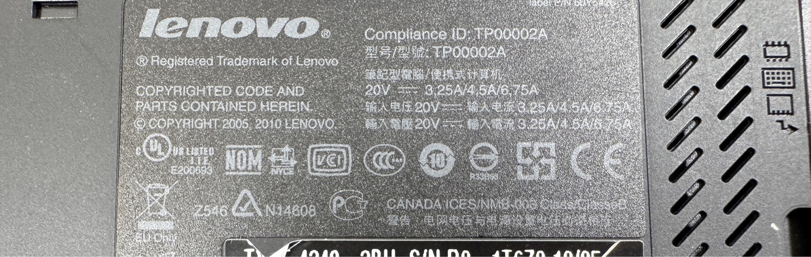 Lenovo ThinkPad T510 Intel Core i5 2.40GHz 4GB RAM 320GB HDD No OS READ
