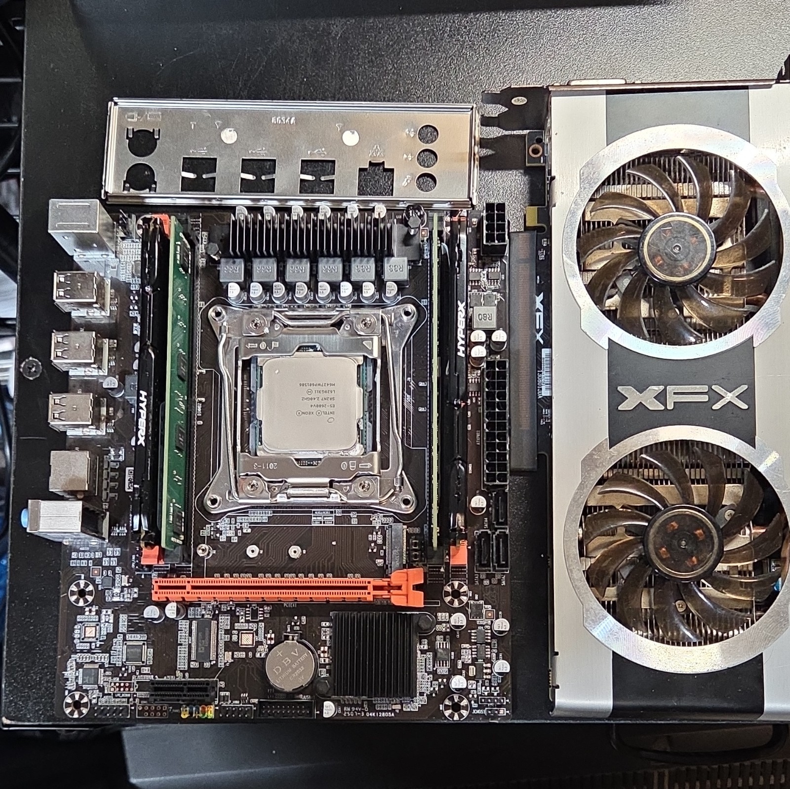 MicroATX Motherboard/Intel Xeon E5-2680 v4/R9 370X Ghost/16Gb Ddr4 Ecc