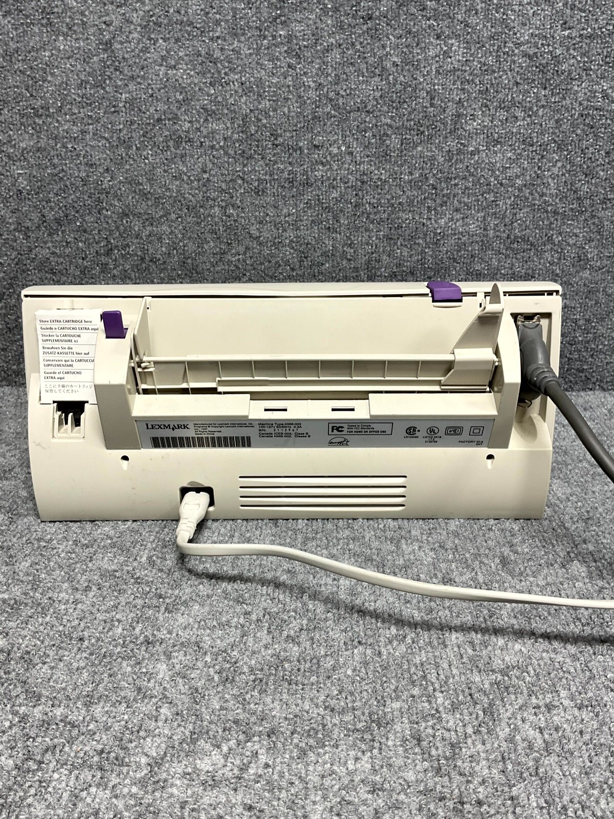 Lexmark Color Jetprinter 1100 Inkjet Printer 600×600 dpi USB 12320