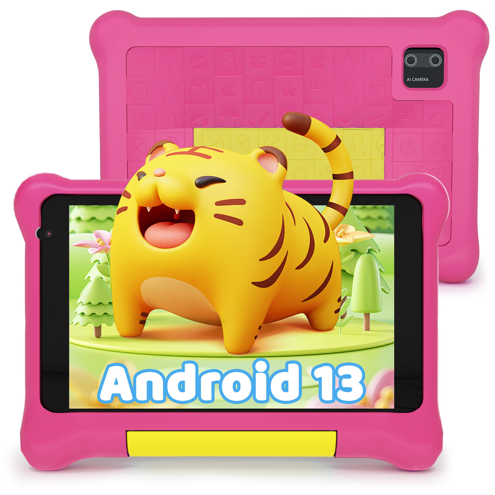 AEEZO Kids Tablet 7 inch Android 13 Tablets for kids 3-12 32GB with Shockproof