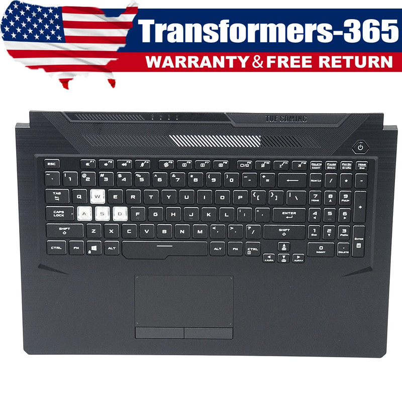 For ASUS TUF Gaming F17 FX706HC FX706LI FX706HE Palmrest Keyboard US