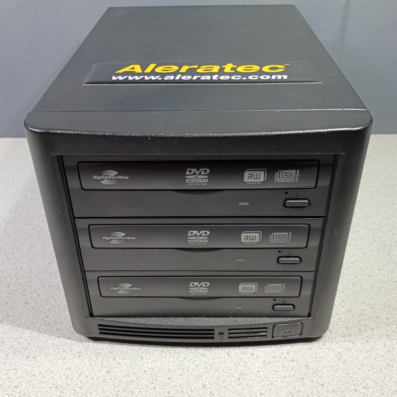 Aleratec 1:3 DVD/CD Tower Publisher With Lightscribe Disc DVD & CD Duplicator