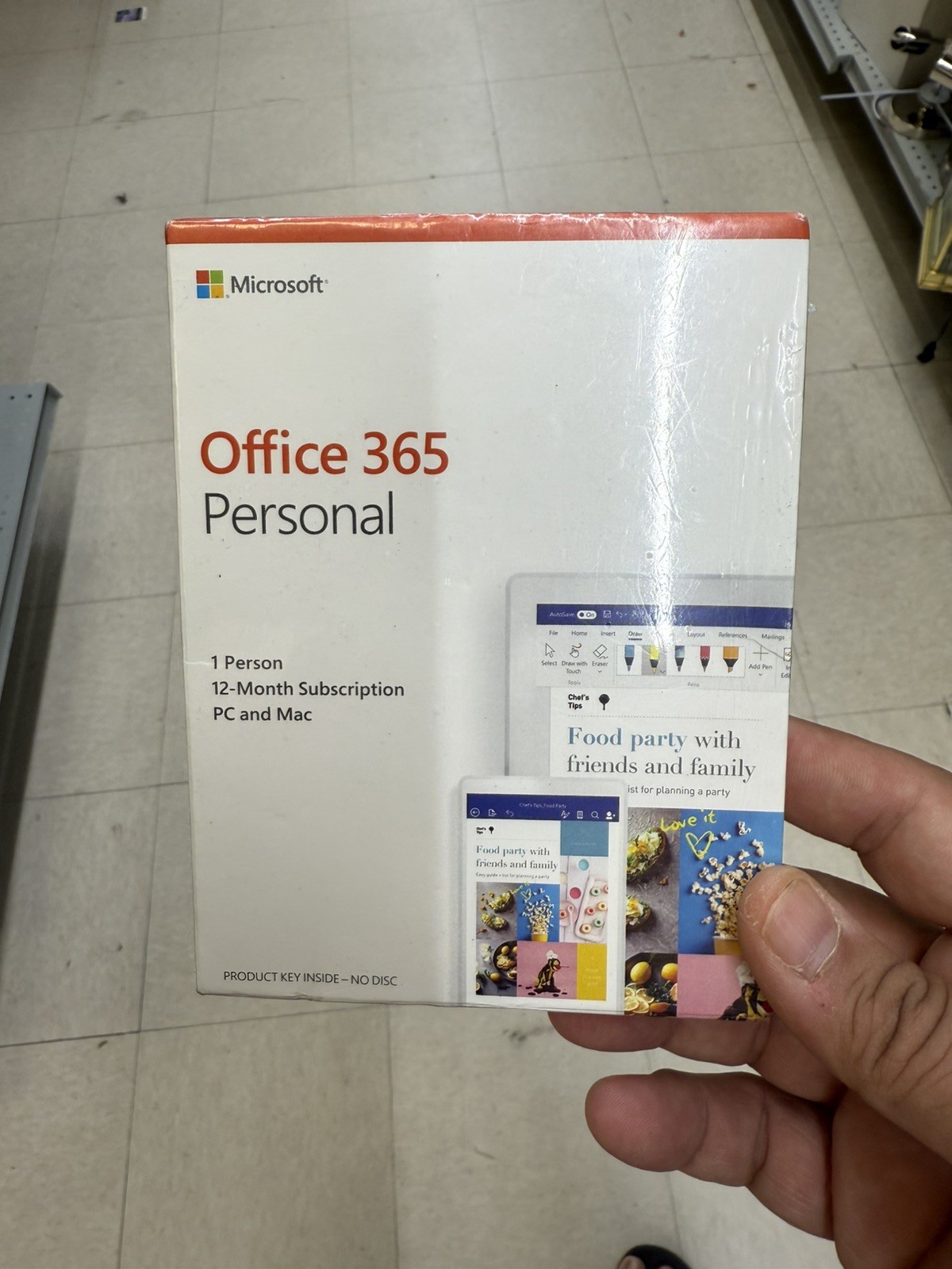 New Microsoft 365 Personal – 1 PC or Mac – 1 User For 1 Year