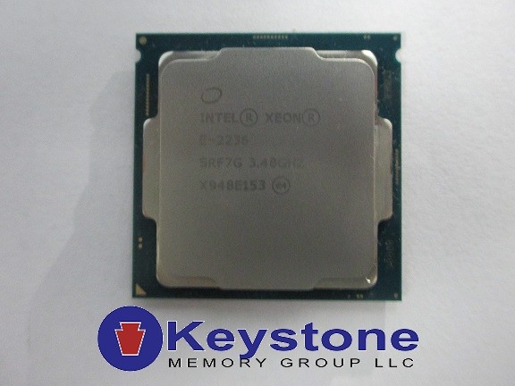 INTEL XEON E-2236 SRF7G CPU PROCESSOR 6 CORE 3.40GHz 12MB L3 CACHE 80W *km