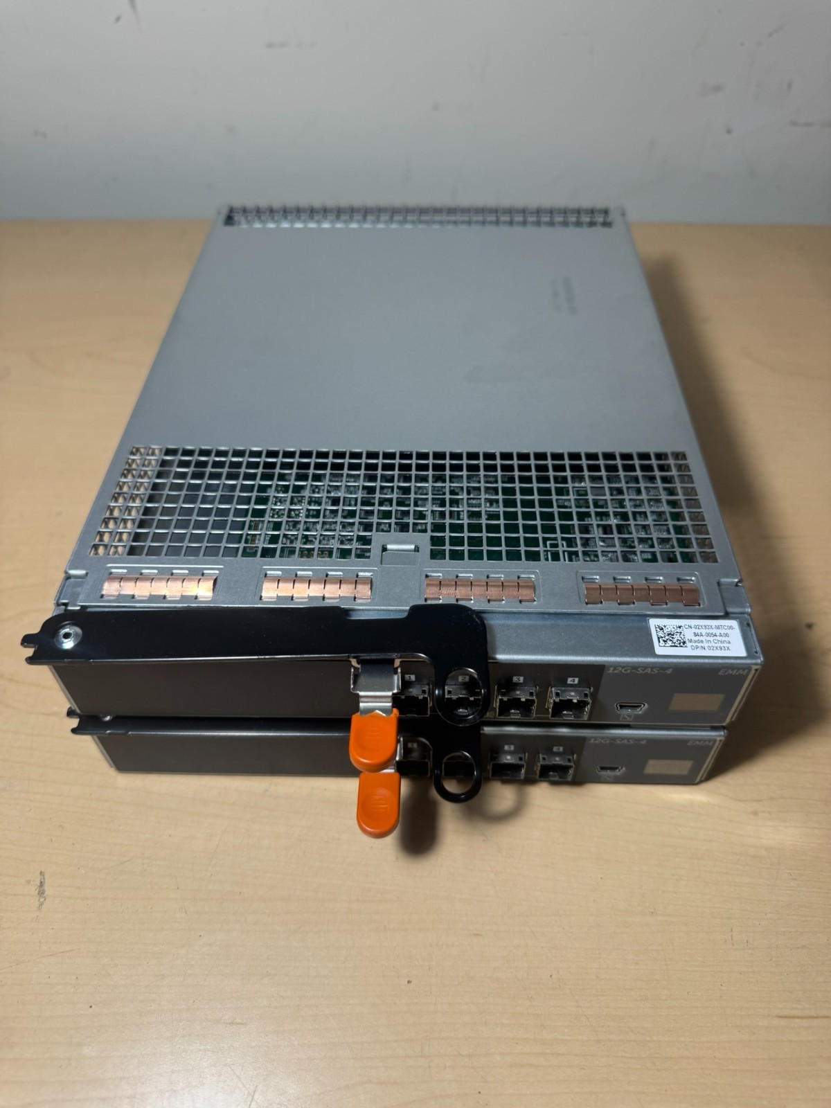 Lot of 2x Dell PowerVault MD1400 SAS 12Gbps 12G-SAS-4 Module 2X93X 02X93X